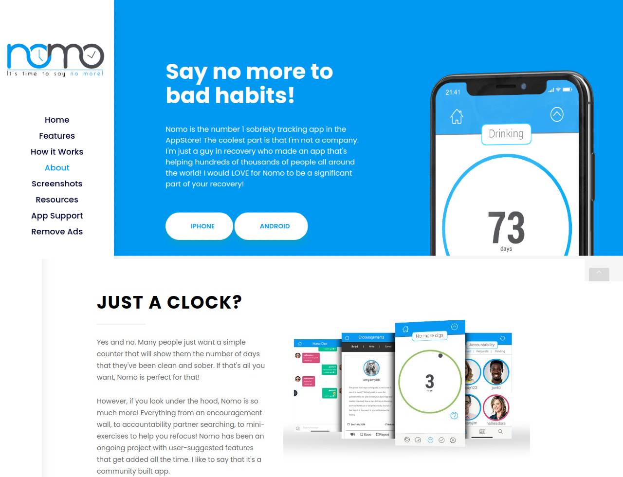 Nomo sobriety counter app sober eastbourne