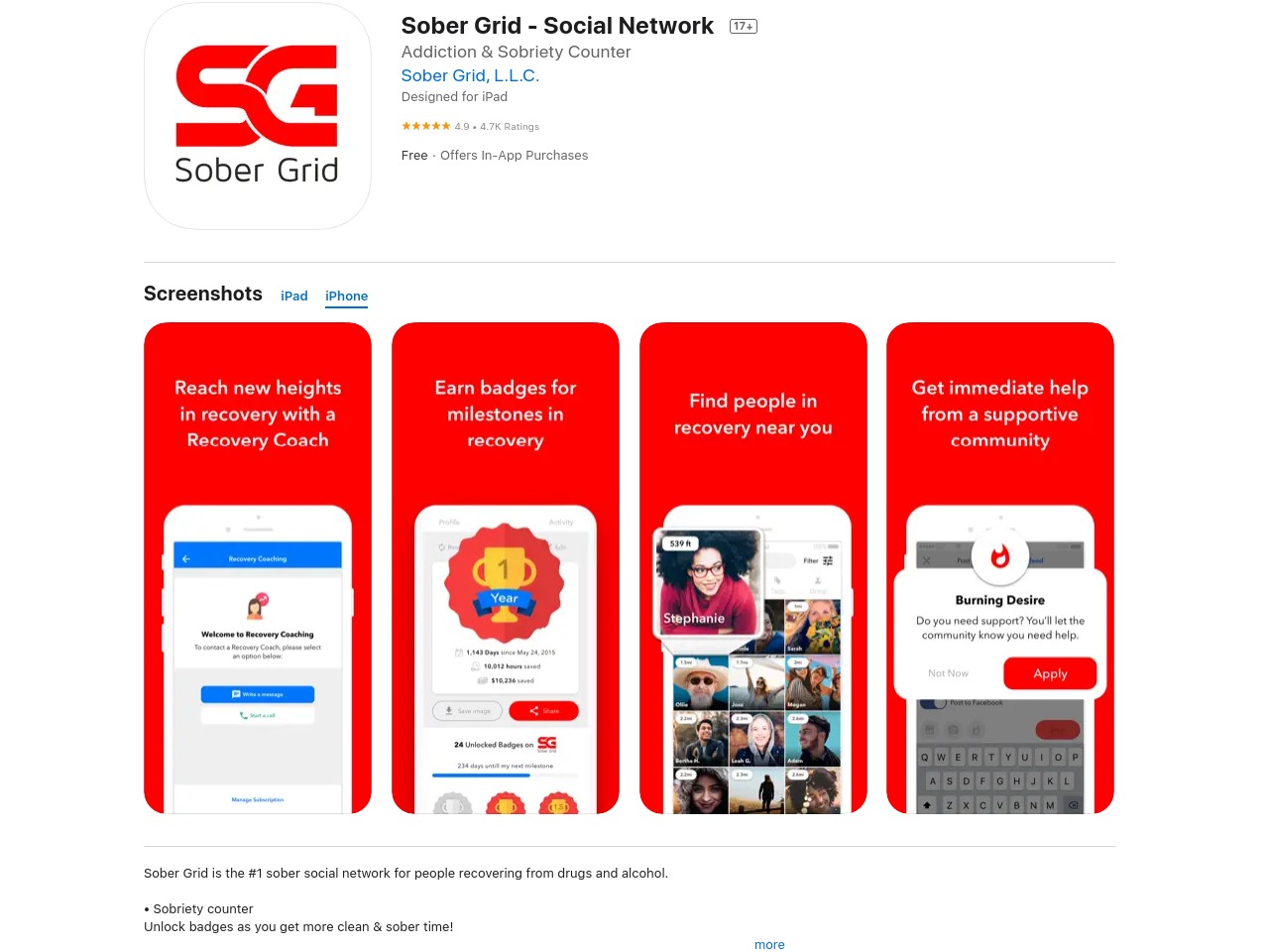 sober grid app