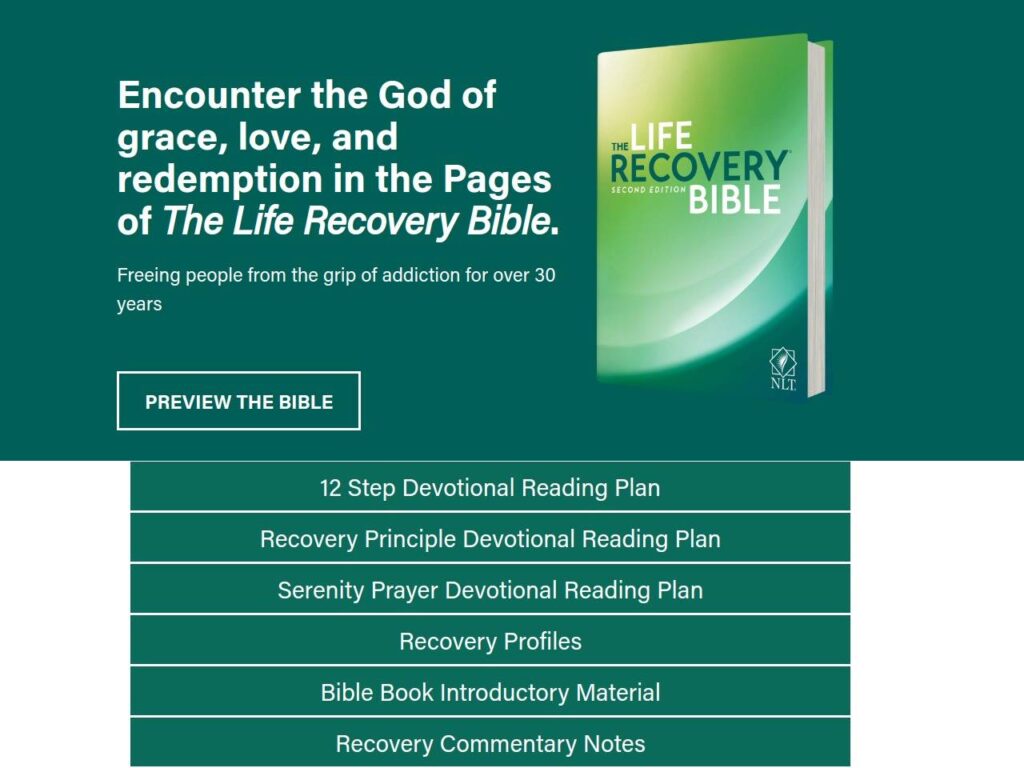 The Life Recovery Bible Sober Eastbourne